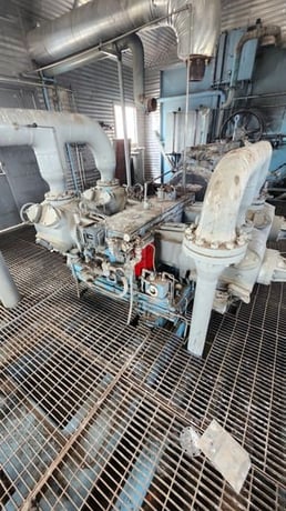 536 HP Ariel #JGH/4, reciprocating compressor, 4-stages, Waukesha F2895GSIU - Image 2