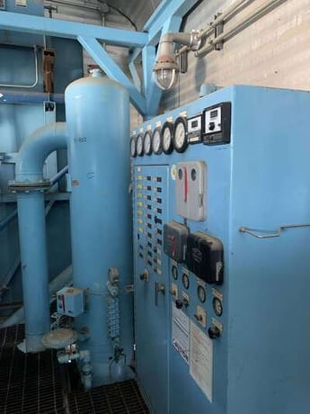607 HP Ariel #JGR-4, reciprocating compressor, 2-stages, 607 HP @ 1200 RPM Waukesha F2895GSI, 1984 - Image 7