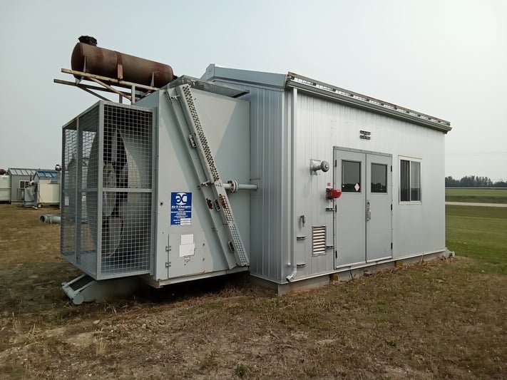 95 HP Ariel #JGA/2, reciprocating compressor, 2-stages, 95 HP @ 1800 RPM driver, 2005 - Image 1