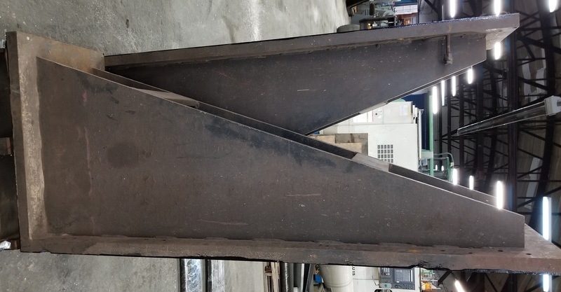 19-7/8" x 72" x 31-7/8" Angle plates, heavy duty, set of 2 - Image 1