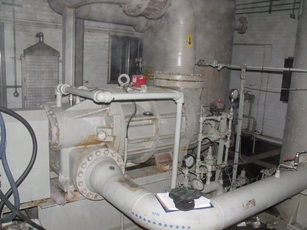 Frick #TDSB355U, screw compressor, 1265 HP @ 1400 RPM Caterpillar G3516TALE, 2005 - Image 2