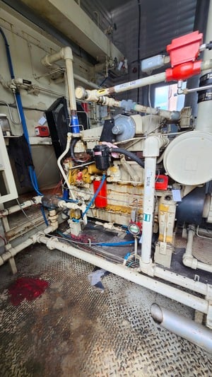 203 HP Sullair #02250163-678, screw compressor, 1-stage, Cat G3306TA, 2005 - Image 9