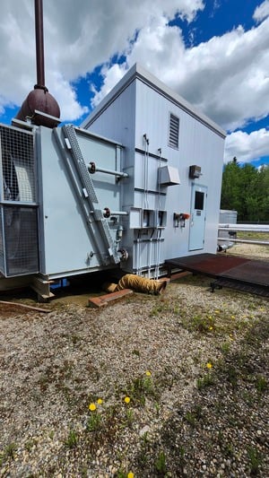 325 HP Sullair #PDR20X-26-206, screw compressor, 1-stage, Cat 3406, Murphy Control panel, 2008 - Image 8