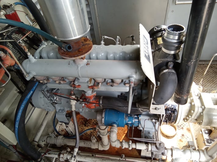 65 HP Sullair #PDHI2L-26-131, screw compressor, 1-stage, 1800 RPM, Arrow VRG330T, 2004 - Image 9