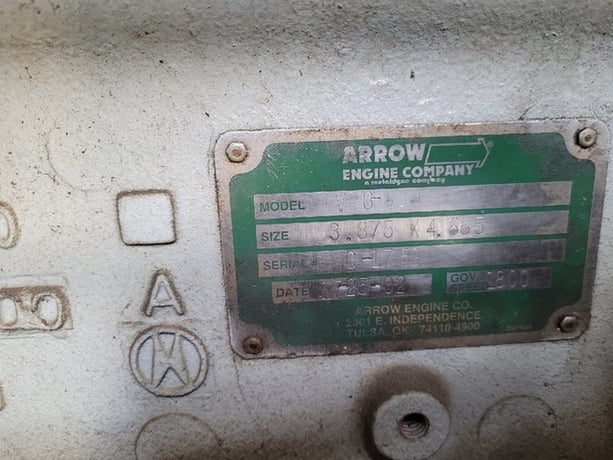 68 HP Tamrotor #E12DGT, screw compressor, 1-stage, Arrow VRG-330 2002 - Image 2