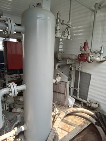95 HP Howden #J01521, screw compressor, 1-stage, 1800 RPM, Caterpillar 3304, 1997 - Image 9