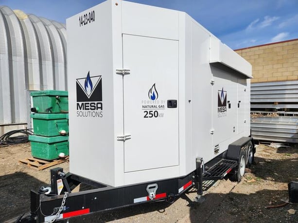250 KW Stamford #MX341, Natural gas generator set, 480 Volts, 3-phase, 390 HP @ 1800 RPM, Power Solutions - Image 2