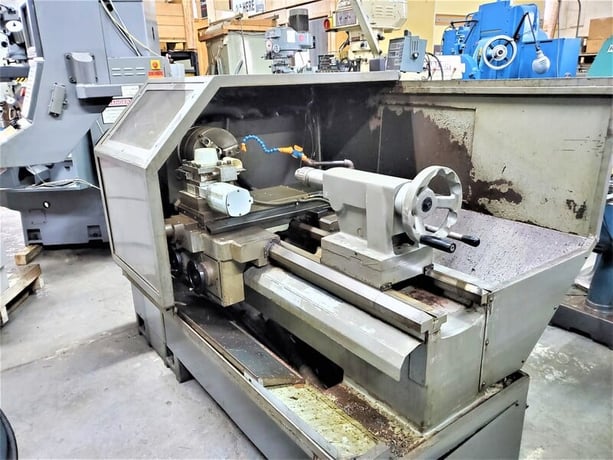 Extron #1840EC, CNC lathe, 3-Axis, 18-1/8" swing, 9-1/2" swing over cross slide, 40" centers - Image 3