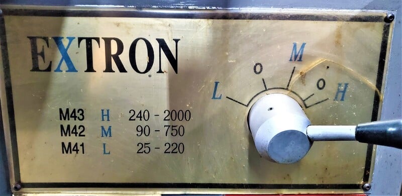 Extron #1840EC, CNC lathe, 3-Axis, 18-1/8" swing, 9-1/2" swing over cross slide, 40" centers - Image 4
