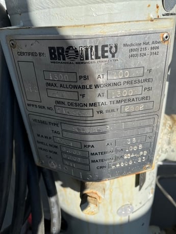 10" Sweet Vertical Separator, 1300 psi, 2002 - Image 2