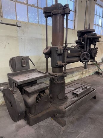 3' -9" Cincinnati Bickford #3A, radial drill, 25" spindle travel, 11" stroke, #6MT, 3 HP, 440/3/60, 1200 RPM - Image 3