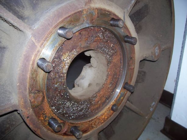 36" 4-Jaw chuck without jaws, A15 spindle nose, 1.5" T-slot - Image 3