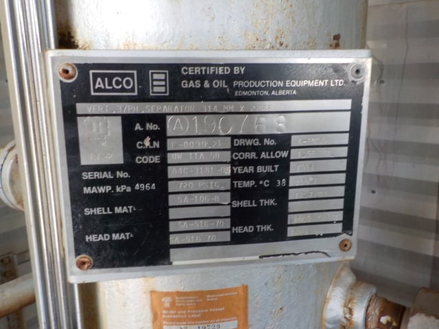 12" x 18.5' Sweet Glycol Dehy Package, 1984 - Image 9