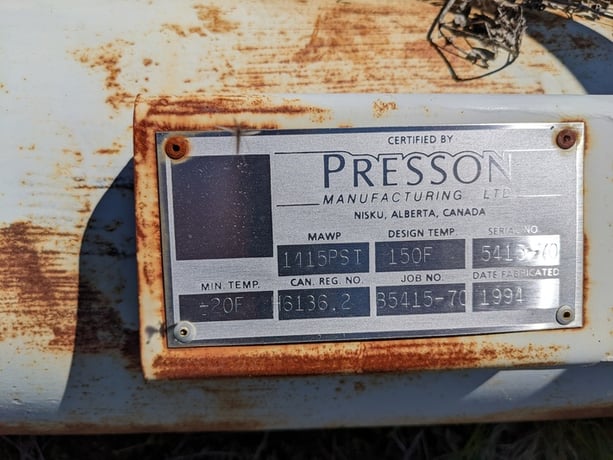 36" x 30' Sweet Glycol Dehy Package, 1415 psi, 2-phase, 10 trays, 1994 - Image 9