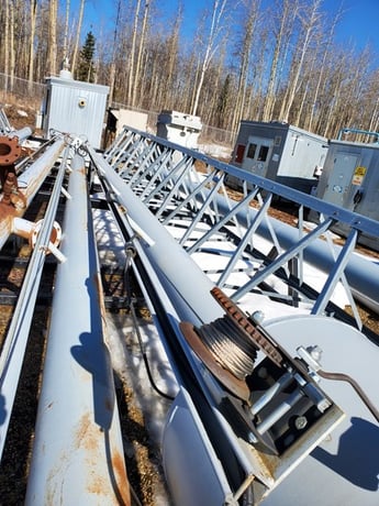 8" x 40' Swatech, self supported flare stack - Image 1