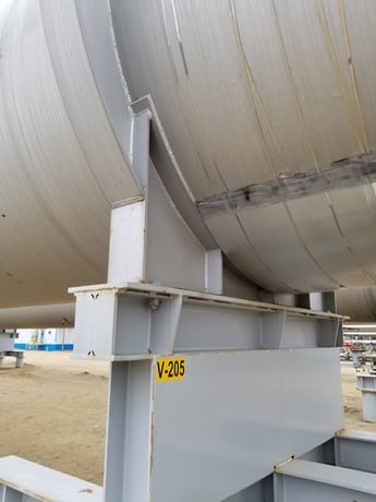 79780 Gallons, Dominion Bridge, 125 PSI Bullet, 132" x 114.417' horizontal vessel, 1974 - Image 3