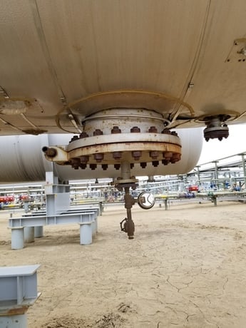 79780 Gallons, Dominion Bridge, 125 PSI Bullet, 132" x 114.417' horizontal vessel, 1974 - Image 4