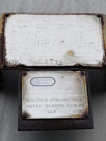 79780 Gallons, Dominion Bridge, 125 PSI Bullet, 132" x 114.417' horizontal vessel, 1974 - Image 5