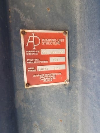 456 Legrand Industries #456-256-120, pump jack, 1994 - Image 4