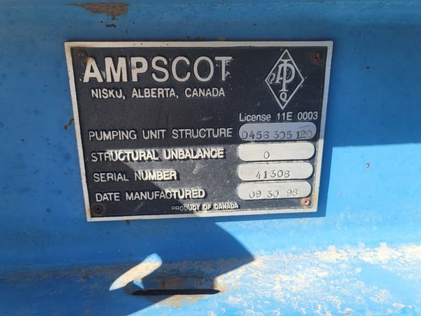 456 Ampscot #456-305-120, pump jack, 1998 - Image 2