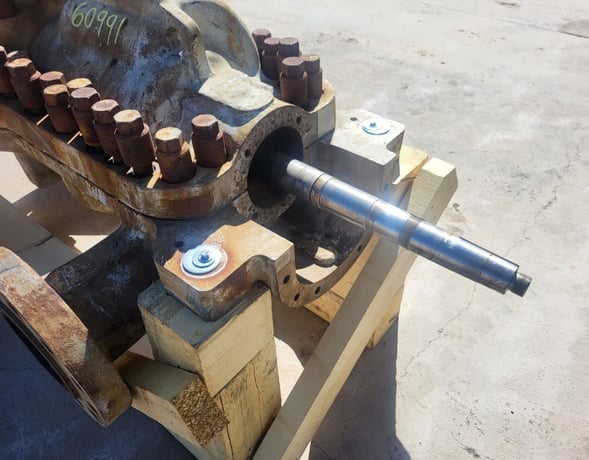 370 GPM @ 2848' TDH, Ingersoll-Rand #3x10DA-8, horizontal multi-stage centrufgal pump, complete - Image 7