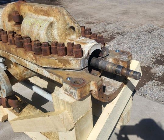370 GPM @ 2848' TDH, Ingersoll-Rand #3x10DA-8, horizontal multi-stage centrufgal pump, complete - Image 10