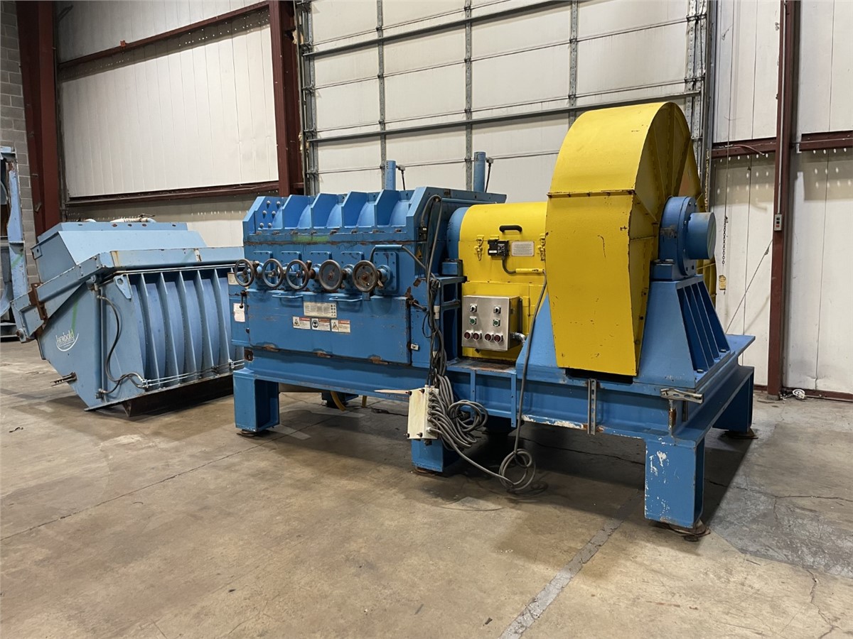 24.7" x 56" Herbold #HGM60/145, Closed Rotor Granulator, Hog Style, (24) Cutters, 250 HP, 200 RPM, 2010 - Image 5