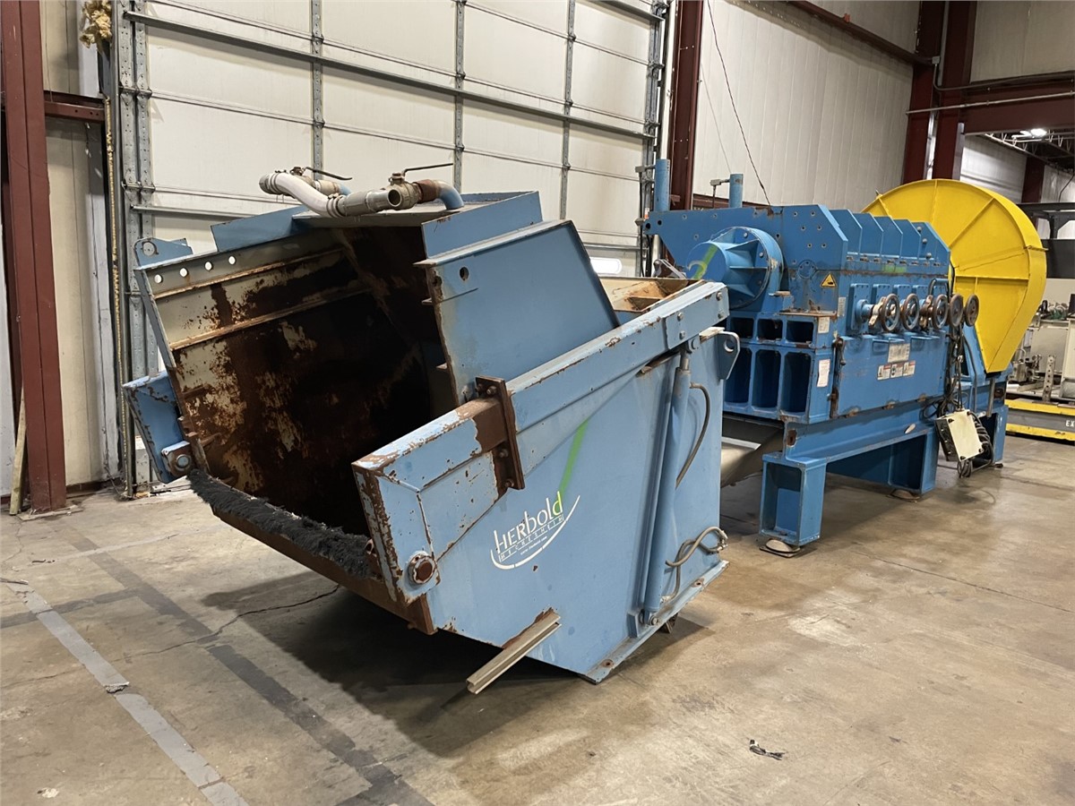 24.7" x 56" Herbold #HGM60/145, Closed Rotor Granulator, Hog Style, (24) Cutters, 250 HP, 200 RPM, 2010 - Image 9