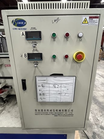 Kiwex #KWX-10, Belt Puller, (2) 7" width x 60" L Belts, (2) 3 kW, 460 V, 2018 - Image 5