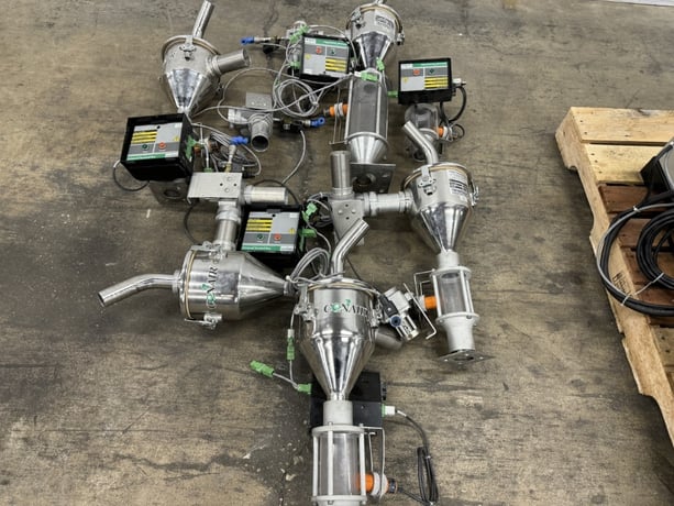 Conair, Feed System, 480 V Vacuum Pump, w/(5) Direct Flow Receivers & (5 available) Selectors - Image 4