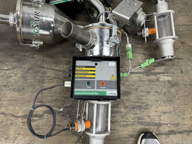 Conair, Feed System, 480 V Vacuum Pump, w/(5) Direct Flow Receivers & (5 available) Selectors - Image 6