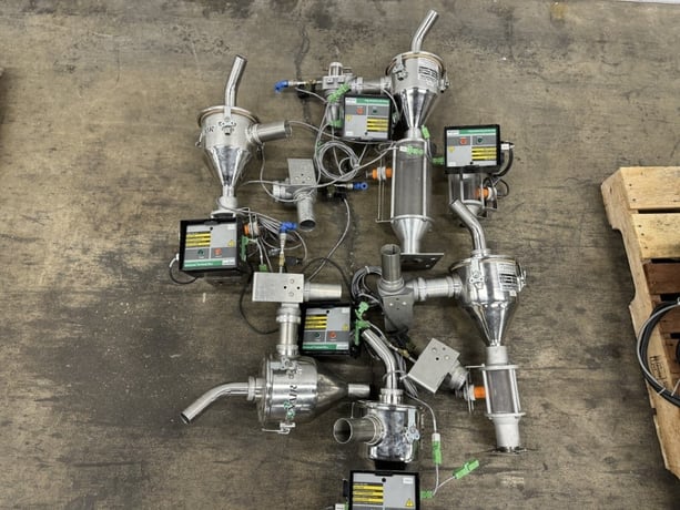 Conair, Feed System, 480 V Vacuum Pump, w/(5) Direct Flow Receivers & (5 available) Selectors - Image 9