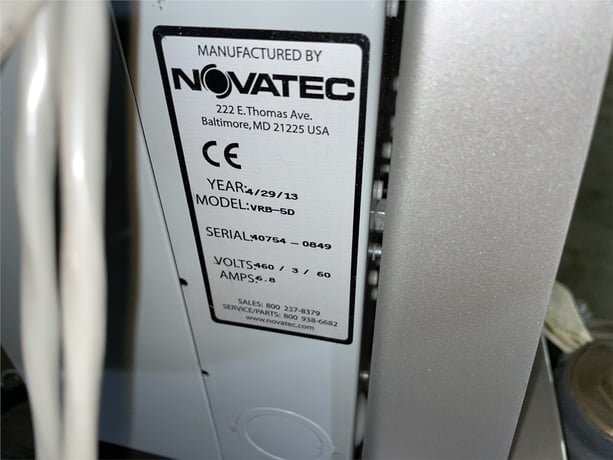 Novatec #VRB-5D, Blower, 5 HP, 6.8 Amps, 460 V, 2013 - Image 4