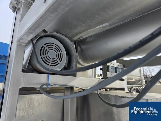 Weiler #M305A, Unload screw discharge mixer, Stainless Steel twin overlapping paddles, central outfeed screw - Image 6