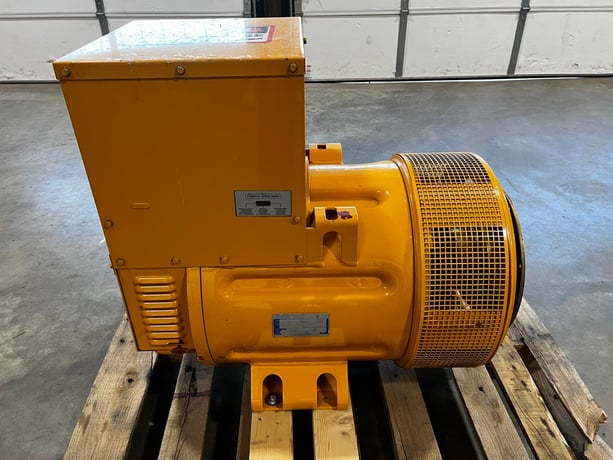 75 KW, Mecc Alte Spa #ECO-34-13/4, generator end, sound attenuated enclosure, 12 wire, 11-1/2" industrial - Image 1