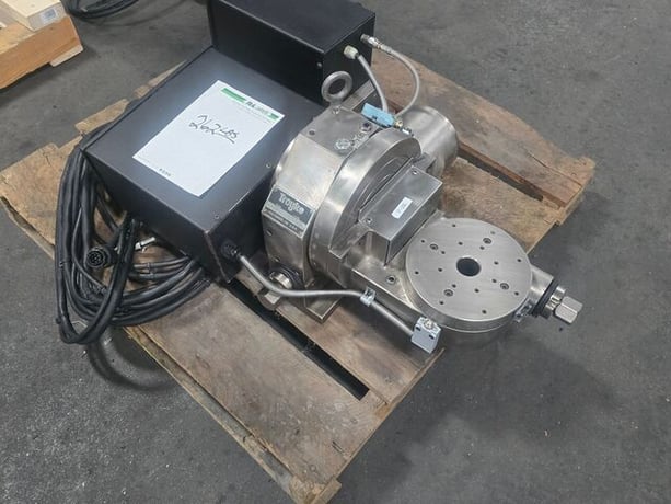 6.5" x 6.5" Troyke #L6.5-C, rotary axis centered on tilt axis, 1.181" hole - Image 2