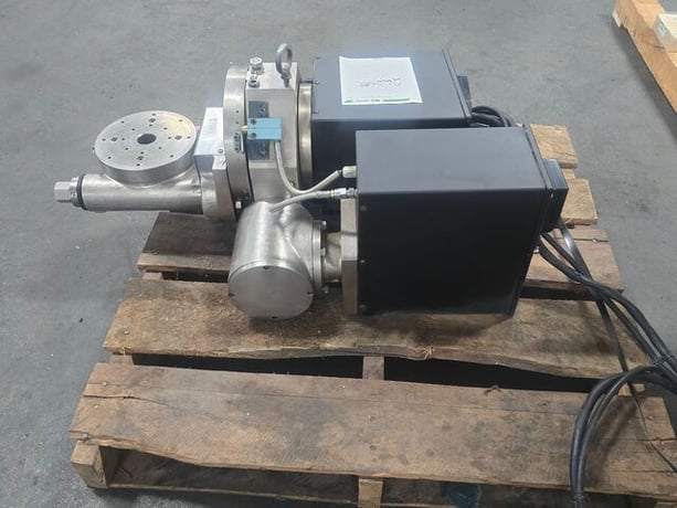 6.5" x 6.5" Troyke #L6.5-C, rotary axis centered on tilt axis, 1.181" hole - Image 4