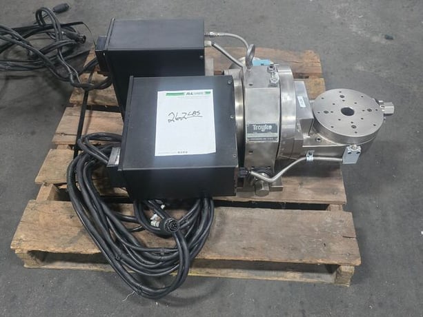 6.5" x 6.5" Troyke #L6.5-C, rotary axis centered on tilt axis, 1.181" hole - Image 6