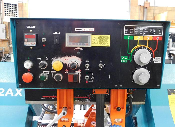 14" x 12" Clausing Kalamazoo #KC12AX, automatic horizontal bandsaw, 1.25" x .042 x 12' 6" blade, 95-395 FPM - Image 4