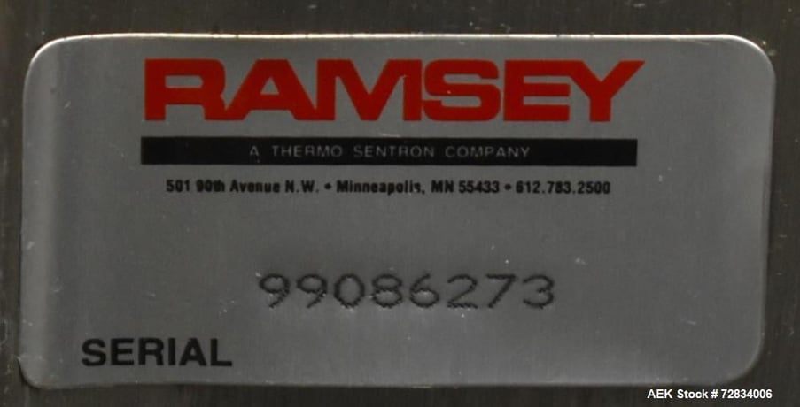 Ramsey Autocheck #AC8000 Checkweigher, 20 to 200 feet per minute, depending on product and application, 7" - Image 10