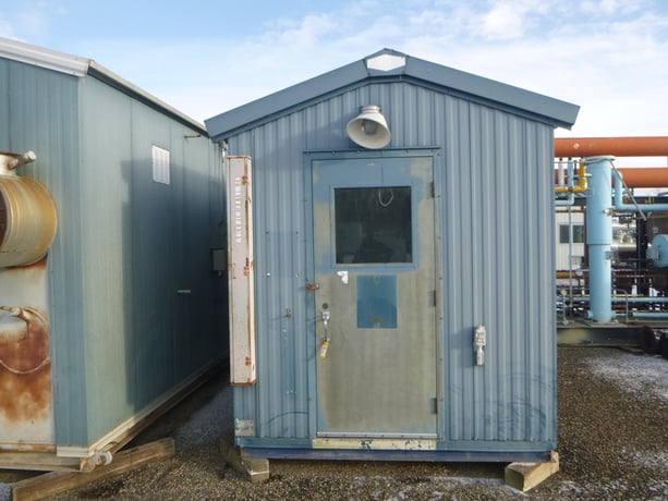 12' x 8' x 9.7' MCC Building, self-framer lined w/ plywood, 1999 - Image 2
