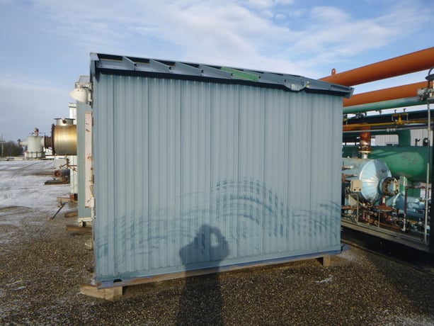 12' x 8' x 9.7' MCC Building, self-framer lined w/ plywood, 1999 - Image 3