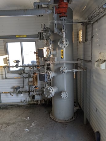 1.5 MMBTU/hr Natco, Sour Line Heater, 24" x7' 6" Sour Separator, 3" coil diameter, 3375 psi, 200&deg;F, 2002 - Image 7