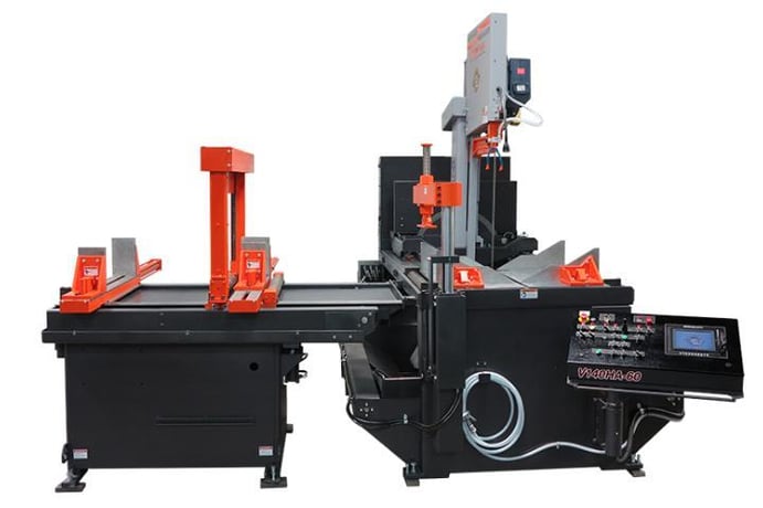 24" x 31" Hemsaw #V140HA-60-CTS, automatic vertical tilt-frame production bandsaw, 1-1/2" x 20' 0" x .050" - Image 2