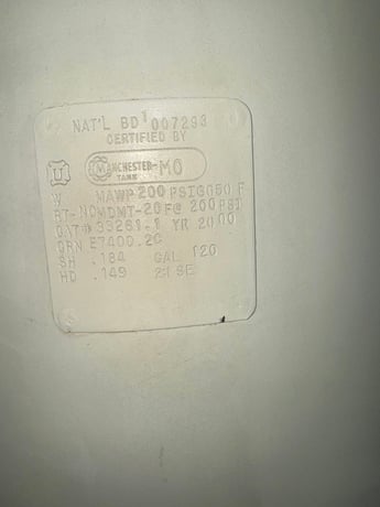 80 cfm, 200 psi, Medplus #6916-9040-204A Redundant/Lag reciprocating oilless air compressor - Image 9