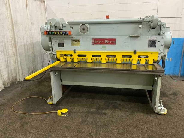 3/16" x 6' Lodge & Shipley #0306-SL, power squaring shear, 36" front operated power back gauge, 60 SPM, 10 HP - Image 2