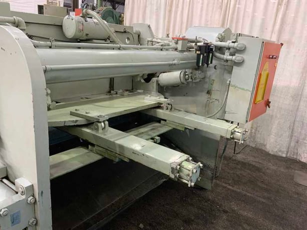 3/16" x 6' Lodge & Shipley #0306-SL, power squaring shear, 36" front operated power back gauge, 60 SPM, 10 HP - Image 3