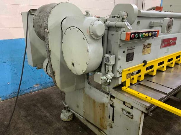 3/16" x 6' Lodge & Shipley #0306-SL, power squaring shear, 36" front operated power back gauge, 60 SPM, 10 HP - Image 7