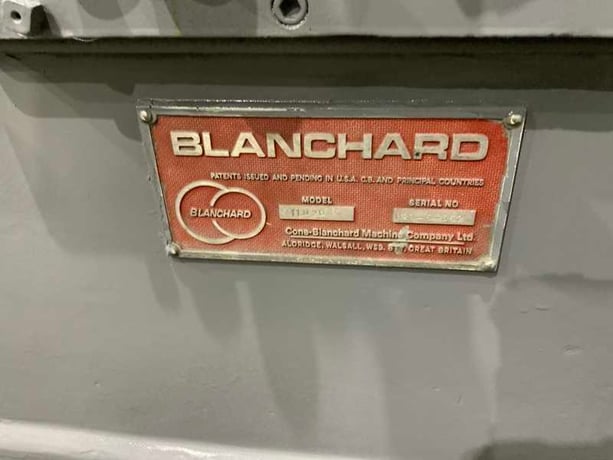 Blanchard #11D-20, rotary surface grinder, 20" chuck, 11" x 5" x 9" wheel diameter, automatic lube, 1979 - Image 7
