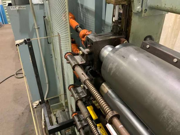 Faustel, 40" roller coater, 41" roll length, 7" roll diameter, extra rolls, 2007 - Image 5